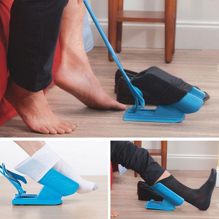 Assistente per indossare calze